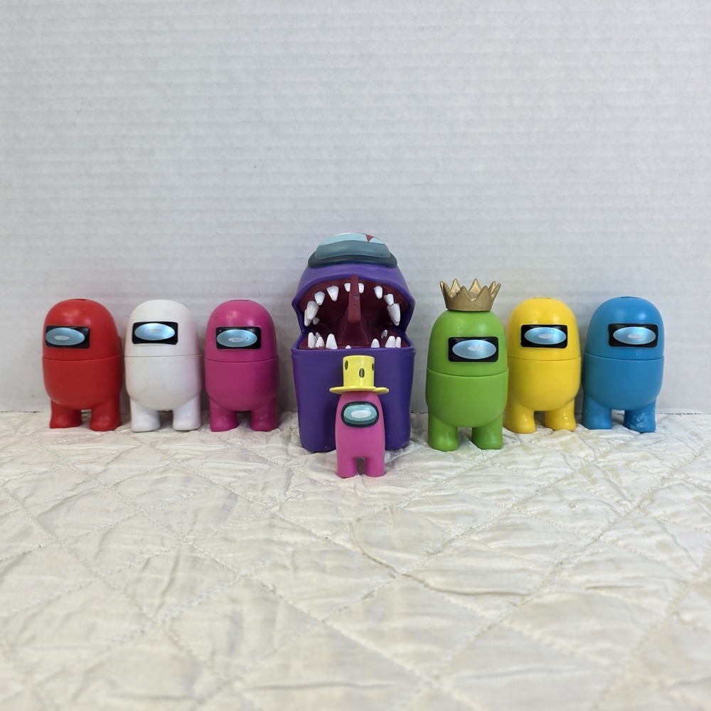 Among Us Crewmates Blind Box Mix Series Vinyl Figures 10 Lot Innersloth 2"